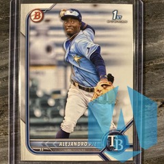 2022 Bowman Baseball BP-99 Alejandro Pie Tampa Bay Rays 1st Bowman Prospect Card